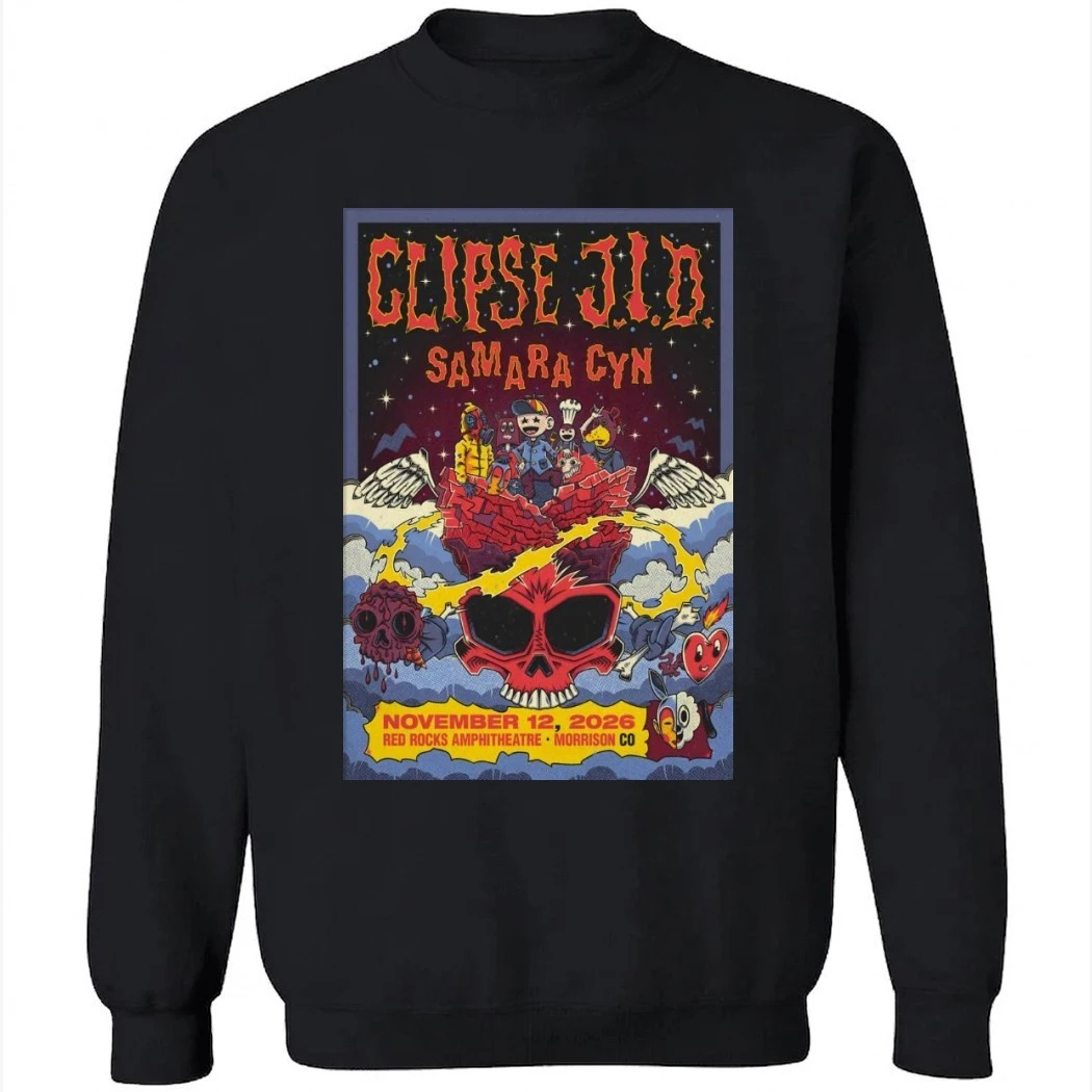 Clipse and J.I.D 11-12-2026 Morrison CO Poster Shirt Clipse and J.I.D 11-12-2026 Morrison CO Poster Shirt