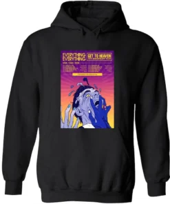 Everything Everything Get To Heaven 10th Anniversary Tour 2026 Poster Shirt