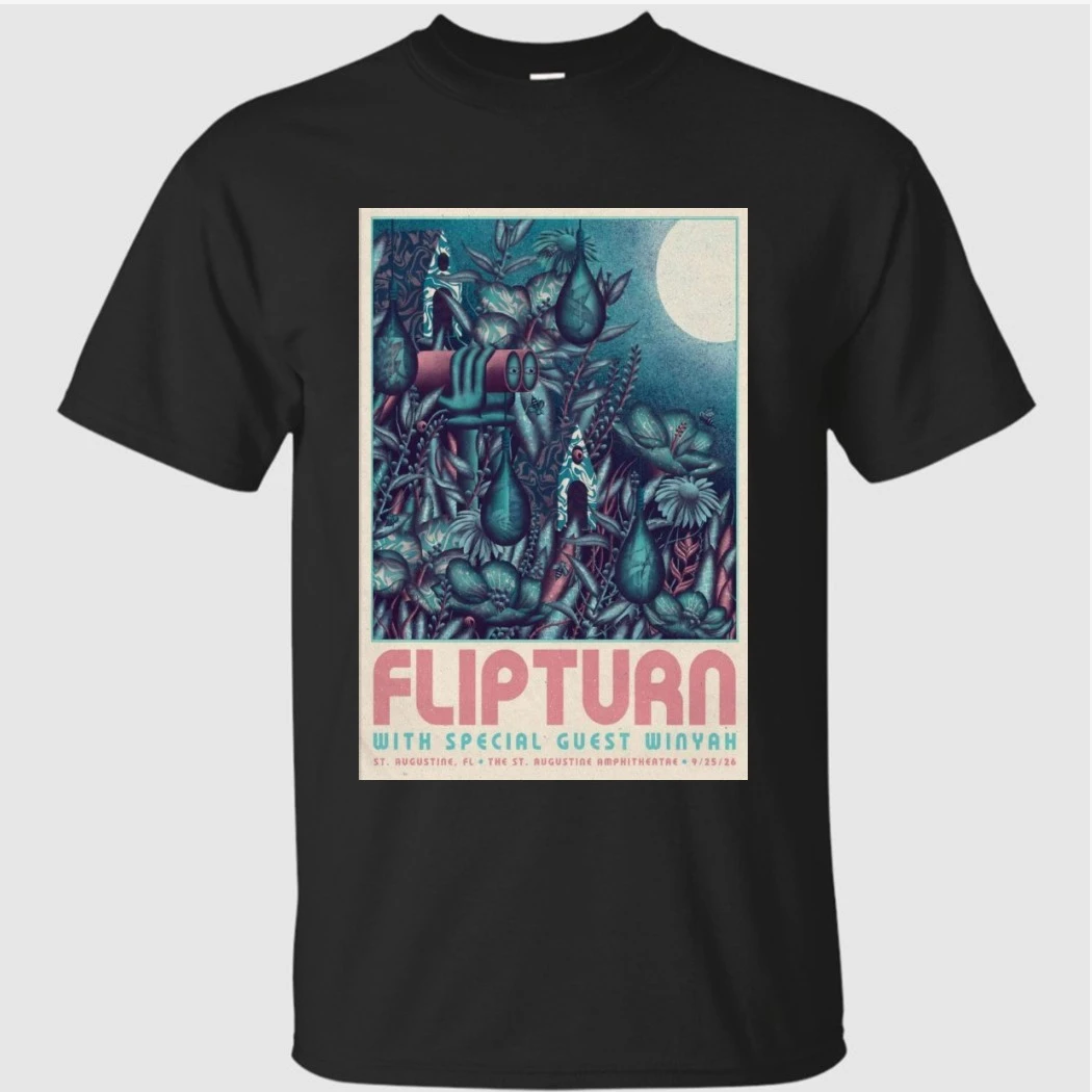 Flip Turn 9-25-2026 St. Augustine FL Poster Shirt Flip Turn 9-25-2026 St. Augustine FL Poster Shirt