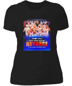 Official New York Knicks advance to the Eastern Conference Finals Womensshirt.webp