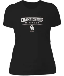 Official Oklahoma Softball Championship Mindset Womensshirt.webp