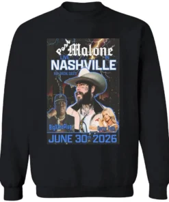 Post Malone June 30 2026 Nissan Stadium Nashville Show Poster Shirt 2 Official Post Malone June 30 2026 Nissan Stadium Nashville Show Poster Longsleve.webp
