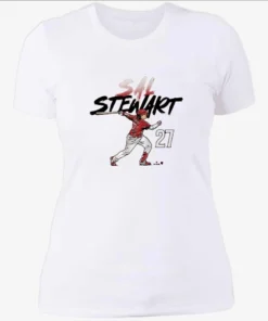 Official Sal Stewart Slugger Swing Number Womenshirt.webp