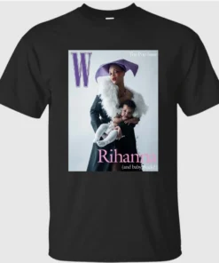 Rihanna And Her Daughter Rocki On The Cover Of W Magazine Poster Shirt