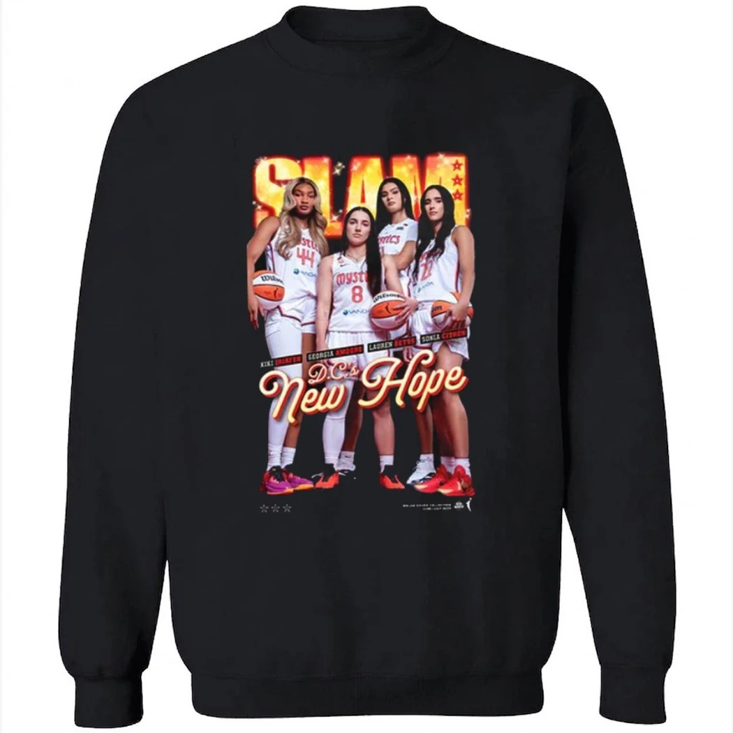 SLAM 262 x Washington Mystics Cover Poster Magazine 30 Years In The Future Of The WNBA Shirt SLAM 262 x Washington Mystics Cover Poster Magazine 30 Years In The Future Of The WNBA Shirt