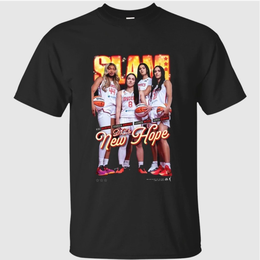 SLAM 262 x Washington Mystics Cover Poster Magazine 30 Years In The Future Of The WNBA Shirt SLAM 262 x Washington Mystics Cover Poster Magazine 30 Years In The Future Of The WNBA Shirt