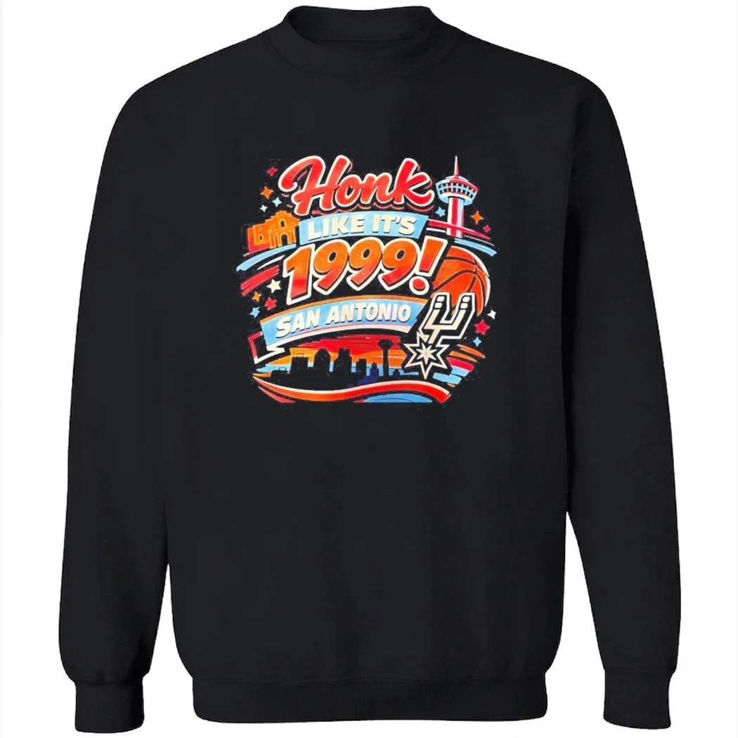 San Antonio Spurs NBA honk like it’s 1999 vintage Shirt San Antonio Spurs NBA honk like it’s 1999 vintage Shirt