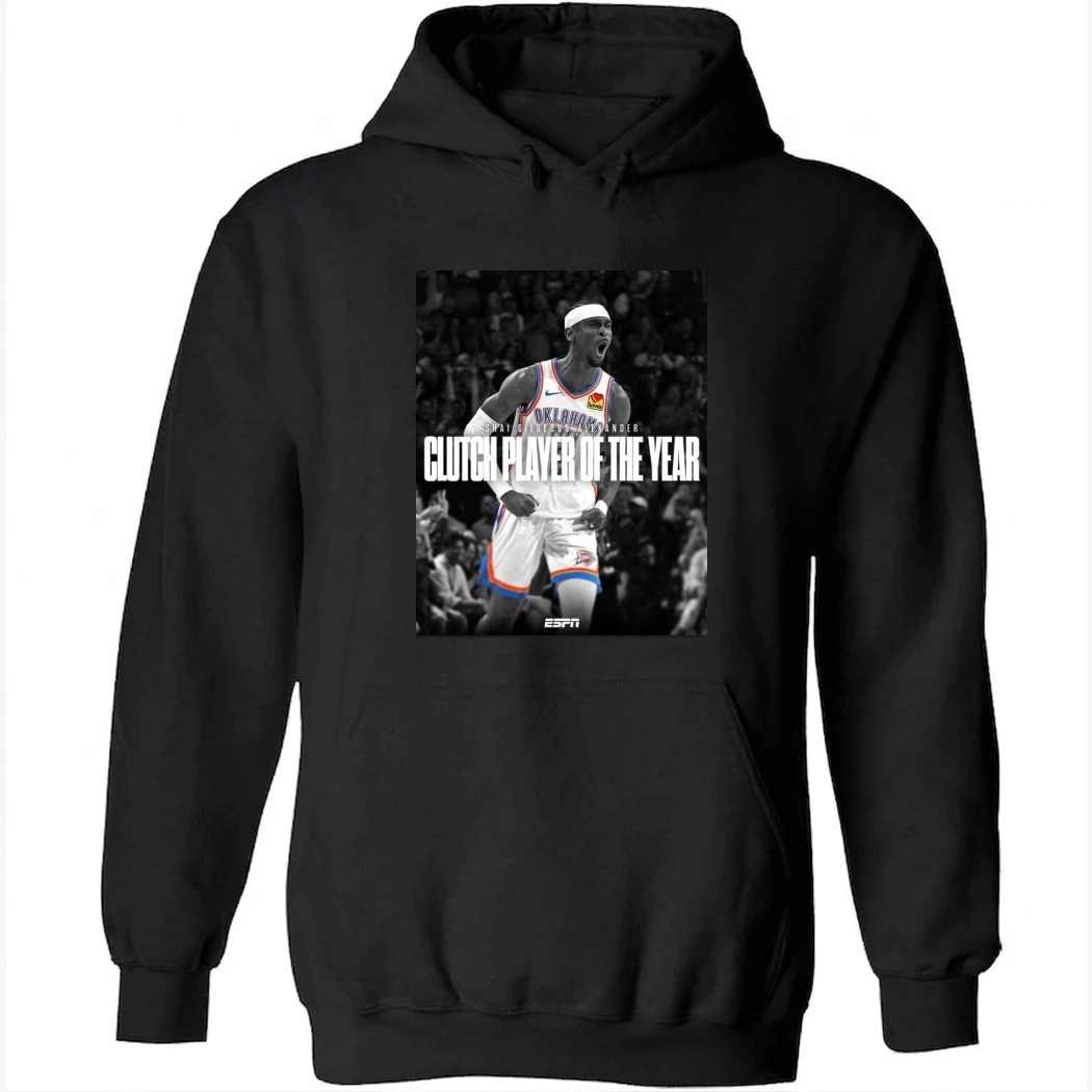 Shai Gilgeous Alexander SGA Clutch Player Of The Year 2026 Shirt Shai Gilgeous Alexander SGA Clutch Player Of The Year 2026 Shirt