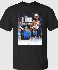 Shai Gilgeous Alexander SGA Clutch Player Of The Year 2026 NBA Season Shirt