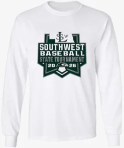 Southwest Silver Hawks Baseball State Tournament 2026 logo Longsleve.webp