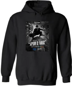 Spider-Noir Starring Nicolas Cage New Series Poster Authentic Black And White Version Shirt