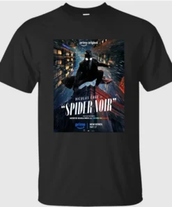 Spider-Noir Starring Nicolas Cage New Series Poster True Hue Full Color Version Shirt
