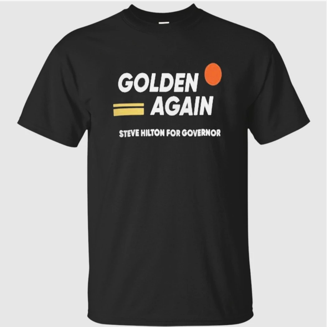 Steve Hilton Golden Again Heavy Cotton Shirt Steve Hilton Golden Again Heavy Cotton Shirt