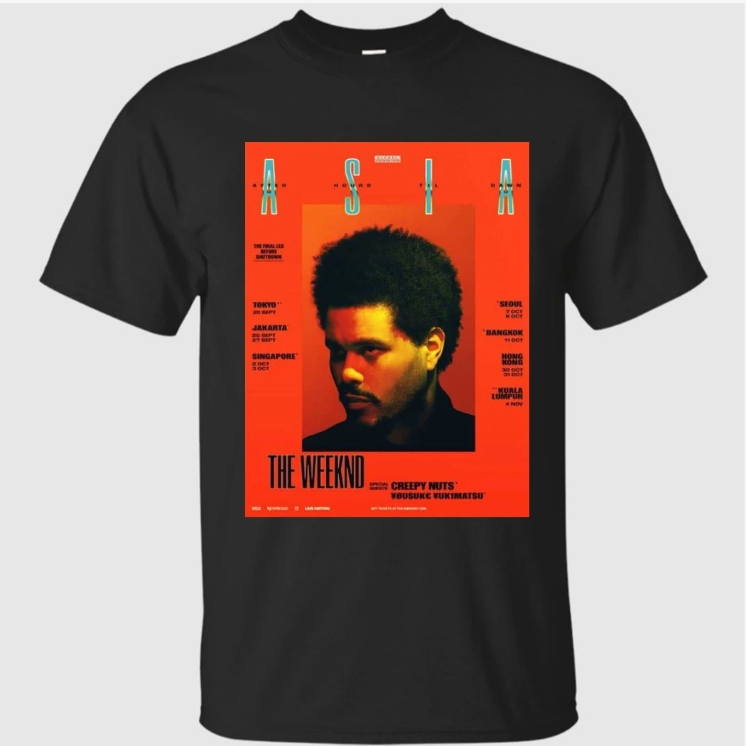 The Weeknd After Hours Til Dawn Tour 2026 Live In Asia Dates List Kicks Off In Tokyo On September 20 High-Quality Poster Shirt The Weeknd After Hours Til Dawn Tour 2026 Live In Asia Dates List Kicks Off In Tokyo On September 20 High-Quality Poster Shirt