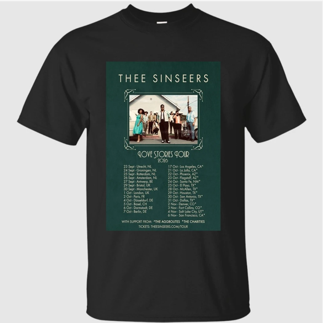 Thee Sinseers Fall Tour 2026 Poster Shirt Thee Sinseers Fall Tour 2026 Poster Shirt