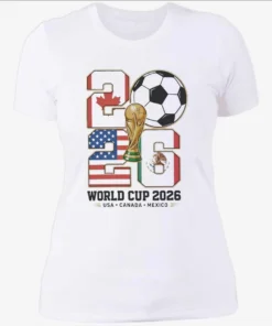 USA Canada Mexico Host Nations 2026 World Cup Soccer Womenshirt.webp