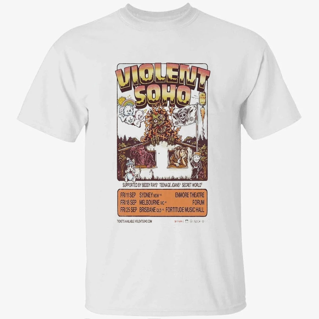 Violent Soho Tour Sep 2026 Shirt Violent Soho Tour Sep 2026 Shirt