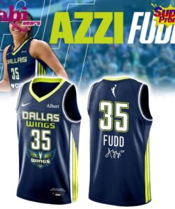 26 WNBA Dallas Basketball Azzi Fudd Signature Limited Edition Basketball Jersey