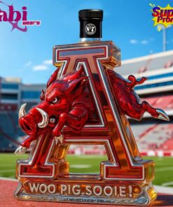 Arkansas Razorbacks Woo Pig Sooie Limited Edition Whiskey Bottle 1 Arkansas Razorbacks Woo Pig Sooie Limited Edition Whiskey Bottle 2