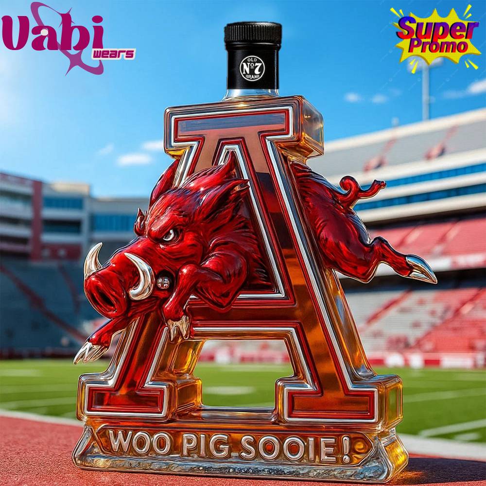 Arkansas Razorbacks Woo Pig Sooie Limited Edition Whiskey Bottle Arkansas Razorbacks Woo Pig Sooie Limited Edition Whiskey Bottle