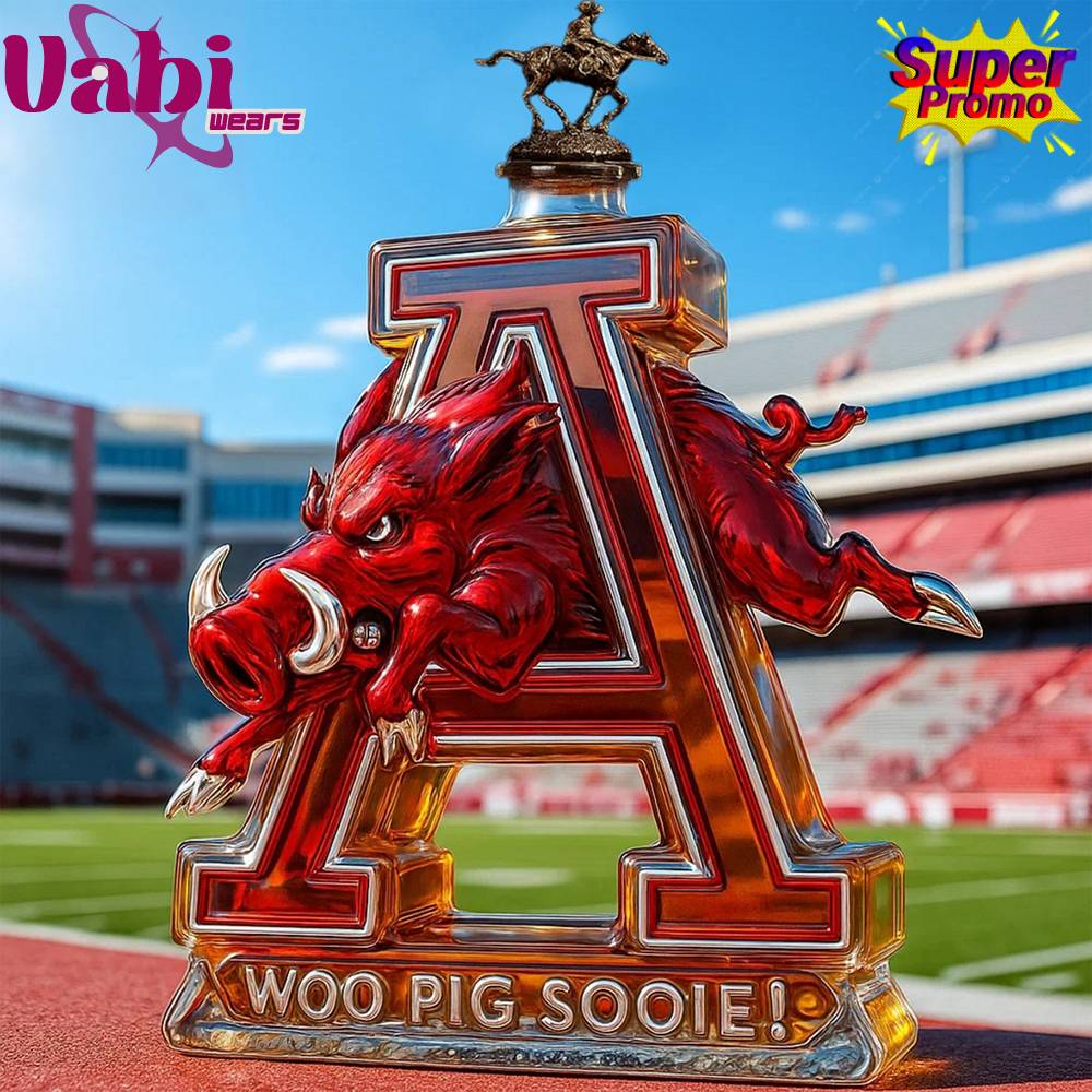 Arkansas Razorbacks Woo Pig Sooie Limited Edition Whiskey Bottle Arkansas Razorbacks Woo Pig Sooie Limited Edition Whiskey Bottle