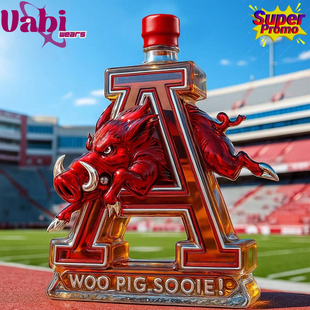 Arkansas Razorbacks Woo Pig Sooie Limited Edition Whiskey Bottle Arkansas Razorbacks Woo Pig Sooie Limited Edition Whiskey Bottle