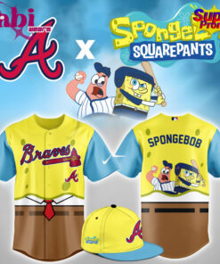 Atlanta Braves X Spongbob Squarepants Night Baseball Jersey
