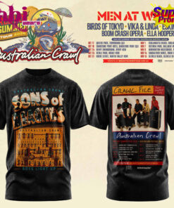 Australian Crawl Red Hot Summer Tour 2026 3D T Shirt 2.jpg