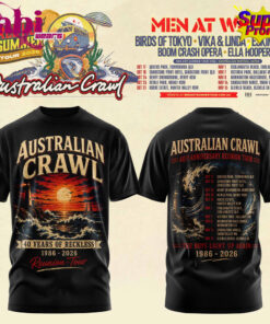 Australian Crawl Red Hot Summer Tour 2026 3D T Shirt 4.jpg