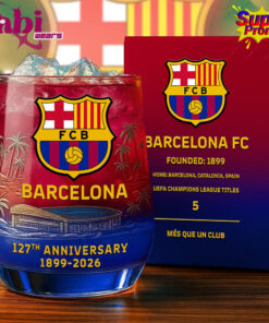 Barcelona 127th Years Anniversary Whiskey Glass 1.jpg