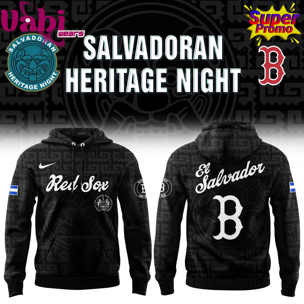 Boston Red Sox El Salvadoran Heritage Night Limited Hoodie Boston Red Sox El Salvadoran Heritage Night Limited Hoodie