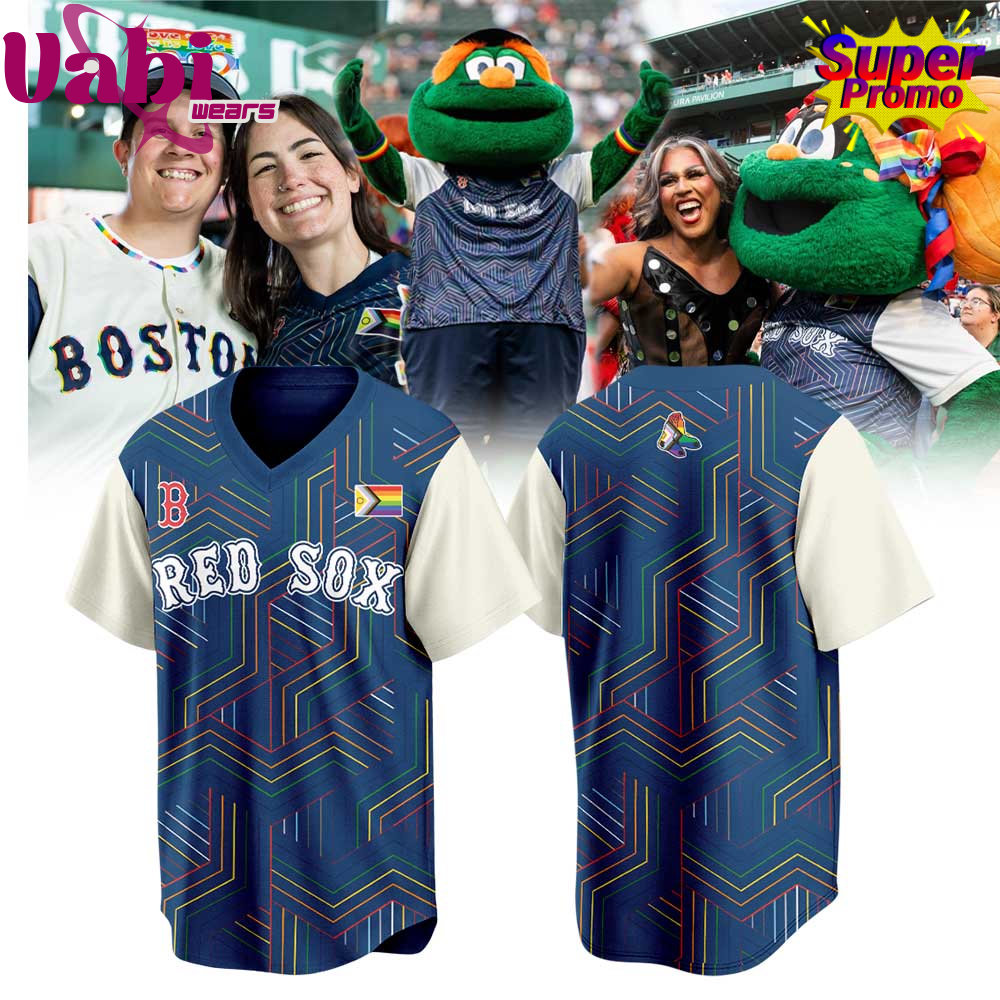 Boston Red Sox Happy Pride Night Baseball Jersey Boston Red Sox Happy Pride Night Baseball Jersey