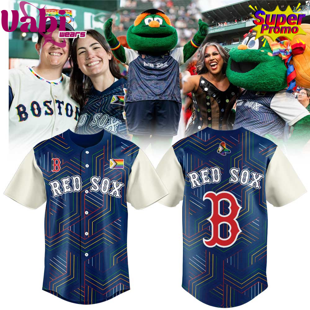 Boston Red Sox Happy Pride Night Baseball Jersey Boston Red Sox Happy Pride Night Baseball Jersey