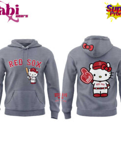 Boston Red Sox Hello Kitty Night 2026 Plus Gray Hoodie