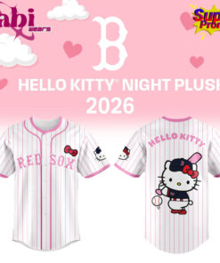 Boston Red Sox Hello Kitty Night 2026 Plus Baseball Jersey Boston Red Sox Hello Kitty Night 2026 Plus Baseball Jersey