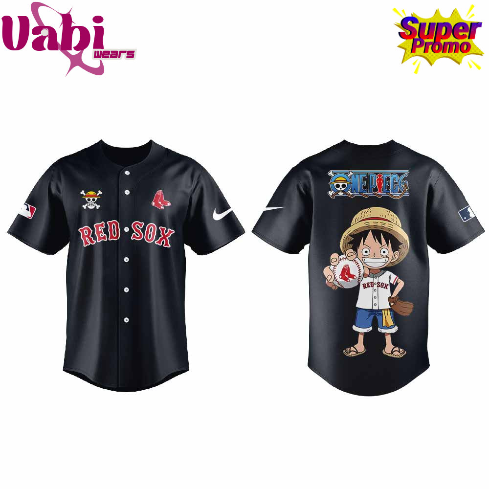 Boston Red Sox x ONE PIECE Theme Night 2026 Baseball Jersey Boston Red Sox x ONE PIECE Theme Night 2026 Baseball Jersey