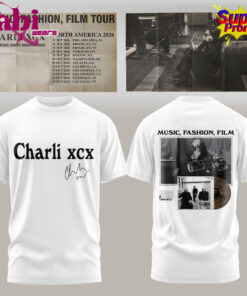 Charli XCX Music, Fashion, Film Tour Tee 2026 Edition Charli XCX Music, Fashion, Film Tour Tee 2026 Edition