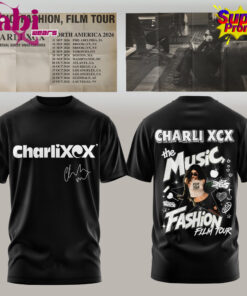 Charli XCX Music, Fashion, Film Tour Tee 2026 Edition 2 Charli XCX Music Fashion Film Tour Tee 2026 Edition 3.jpg