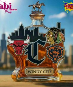 Chicago Team's Limited Edition City Whiskey Bottle 4 Chicago Teams Limited Edition City Whiskey Bottle 1