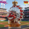 Cleveland Indians Chief Wahoo 124th Anniversary Whiskey Bottle
