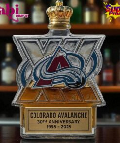 Colorado Avalanche 30th Anniversary Limited Edition Whiskey Bottle 1