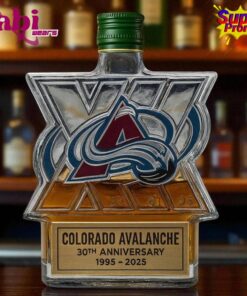 Colorado Avalanche 30th Anniversary Limited Edition Whiskey Bottle 2 Colorado Avalanche 30th Anniversary Limited Edition Whiskey Bottle 3