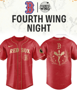Boston Red Sox Fourth Wings Night 2026 Limited Baseball Jersey Jersey Black