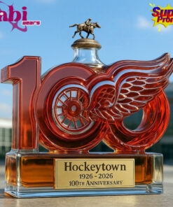 Detroit Red Wings "Hockeytown" 100th Anniversary Whiskey Bottle 2 Detroit Red Wings Hockeytown 100th Anniversary Whiskey Bottle 3.jpg