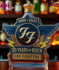 Foo Fighters 30th Anniversary Limited Edition Whiskey Bottle 1