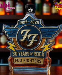 Foo Fighters 30th Anniversary Limited Edition Whiskey Bottle 2