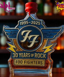 Foo Fighters 30th Anniversary Limited Edition Whiskey Bottle 3