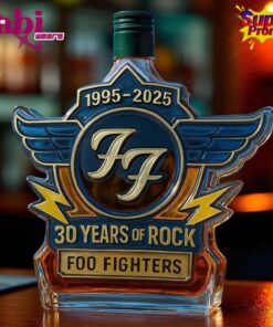 Foo Fighters 30th Anniversary Limited Edition Whiskey Bottle 4