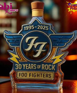 Foo Fighters 30th Anniversary Limited Edition Whiskey Bottle 6