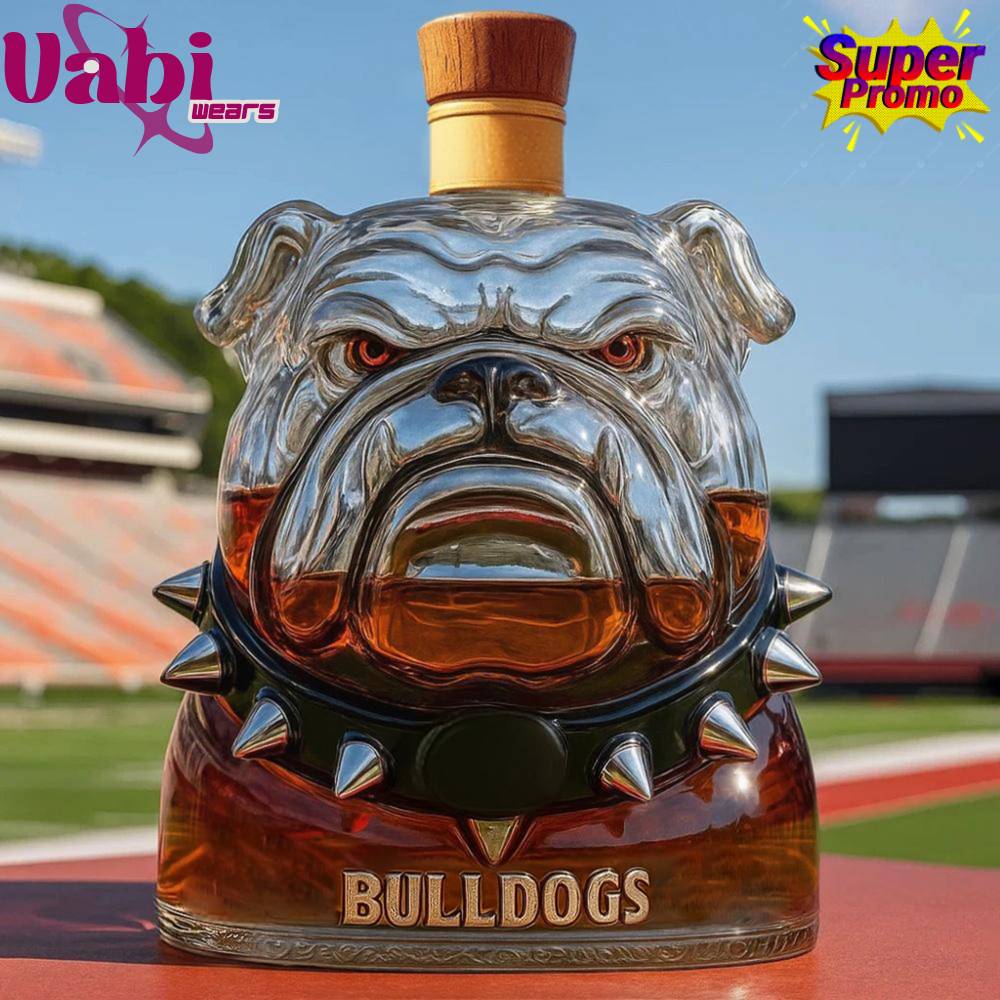 Georgia Bulldogs NCAA Whiskey Bottle Georgia Bulldogs NCAA Whiskey Bottle